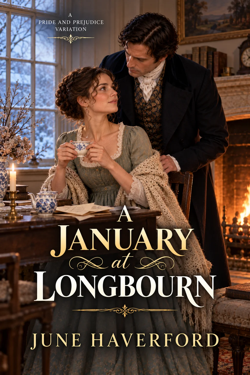 A January at Longbourn book cover