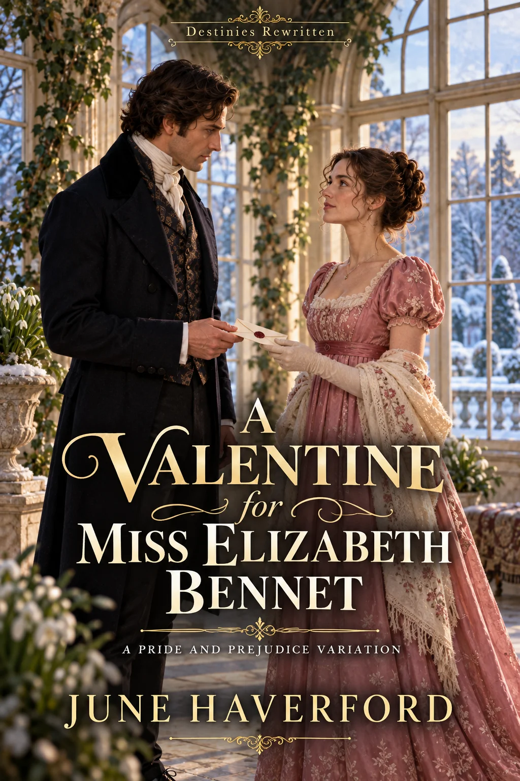 A Valentine for Miss Elizabeth Bennet book cover