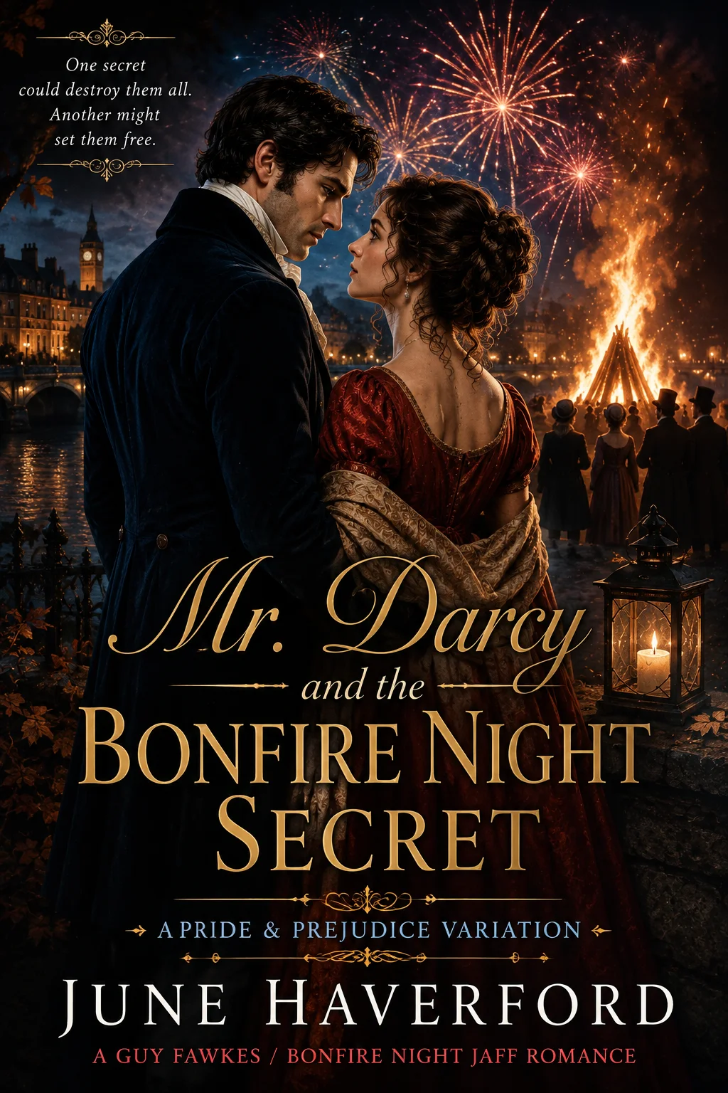Mr. Darcy and the Bonfire Night Secret book cover